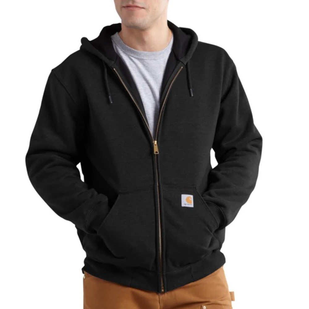 Carhartt Men's Black Full-Zip Hoodie